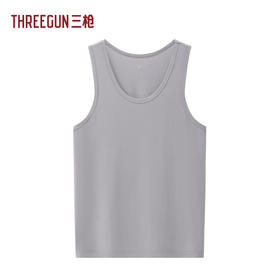 Threegun三枪 零碳木代尔圆领男士背心-T30011A01