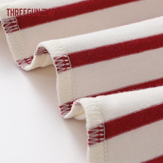 Threegun三枪 彩条冰泉棉短袖女衫-T20186A01 商品图3