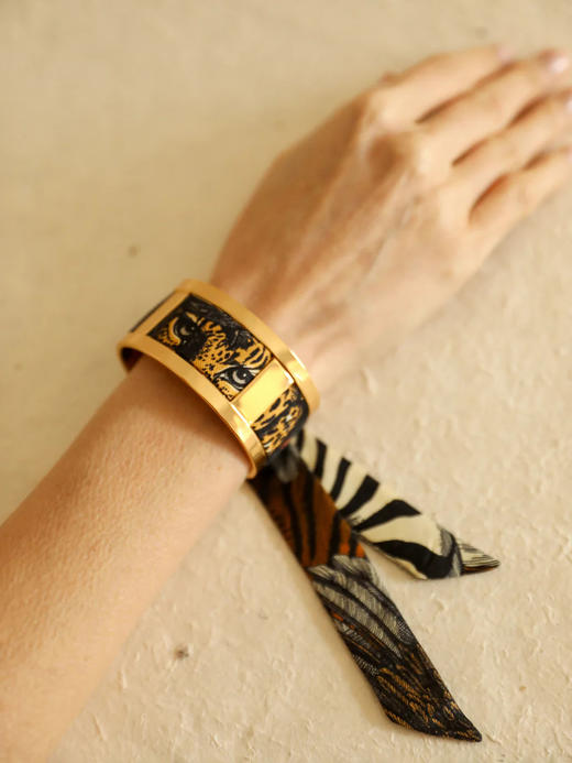 订购8周到｜AN-NEE-JMA-幻境旷野 2cm 丝巾手镯［法国设计师］ 商品图2