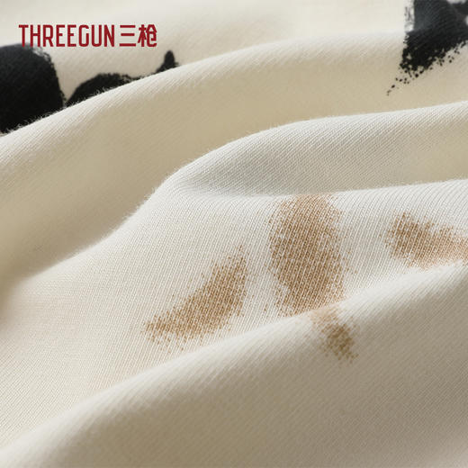 Threegun三枪 冰泉棉印花短袖女家居裙-T70022A01 商品图2