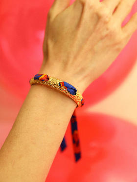 订购8周到｜AN-NEE-Queen-幻彩星语 1cm 丝巾手镯［法国设计师］