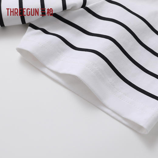 Threegun三枪 冰泉棉连帽短袖女衫-T20190A01 商品图6