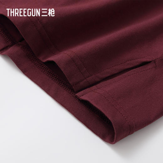 Threegun三枪 冰泉棉圆领连袖宽松女衫-T20188A01 商品图6