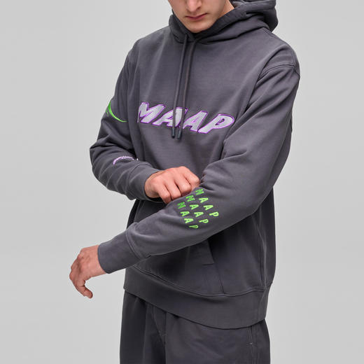 MAAP 男士 WorldTour Hoodie 连帽卫衣套头衫 星空灰 商品图3