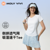 魔力薇薇交叉燕尾速干短袖T恤女2026春夏季新款防晒凉感运动上衣 商品缩略图0