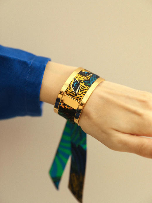 订购8周到｜AN-NEE-JMA-幻境霓彩 2cm 丝巾手镯［法国设计师］ 商品图1