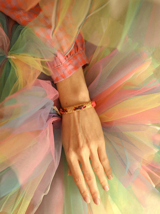 订购8周到｜AN-NEE-Queen-时光星象 1cm 丝巾手镯［法国设计师］ 商品图1