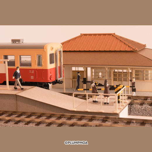 【GSC预售定金】1/80比例 纸制模型套件 街角配件系列 岛式地方站台 基本套装 商品图1