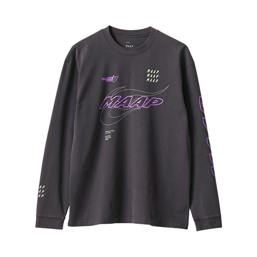 MAAP 男士 WorldTour LS Tee 长袖T恤 流影黑 商品图4