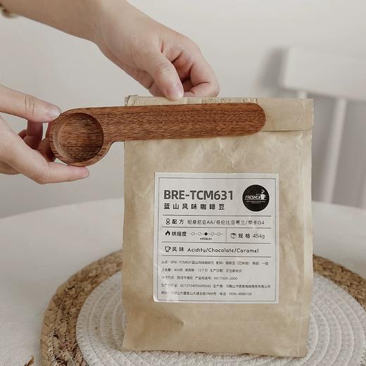 食品咖啡实木封口量勺多用夹 可夹封零食，开封包装等 商品图1