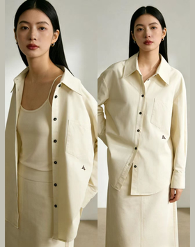 418良粉节|2026 活动爆款 【自营】质量很赞！831392 100%棉休闲宽松大版（单件）外套衬衣-喜出