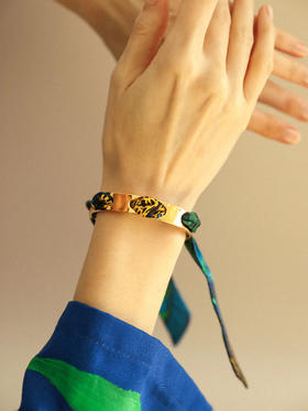 订购8周到｜AN-NEE-Septembre-幻境霓彩 2cm 丝巾手镯［法国设计师］