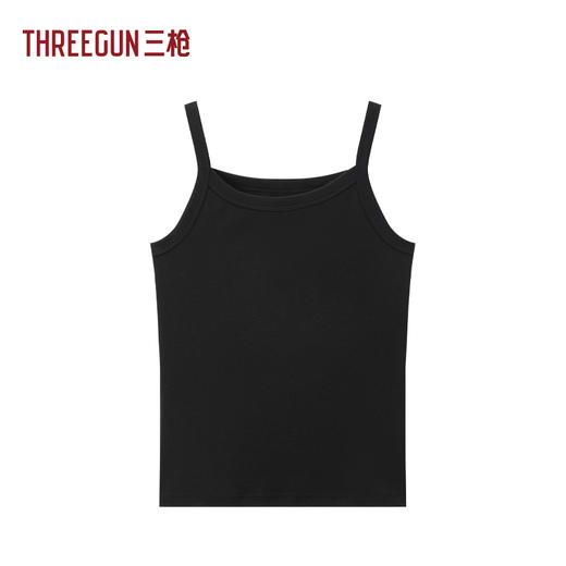Threegun三枪 零碳莱赛尔棉罗纹女吊带衫-T30075A01 商品图0
