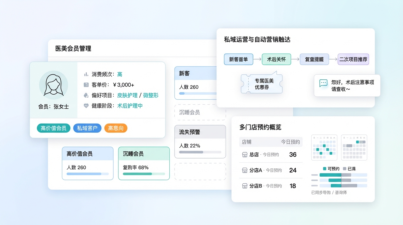 医美crm客户管理系统 - 医美门店会员管理