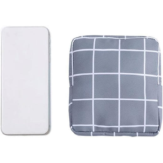 美国 布艺零钱包 卫生巾收纳包 化妆品收纳轻巧便携 商品图6