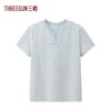 Threegun三枪 彩条冰泉棉短袖女衫-T20186A01 商品缩略图0