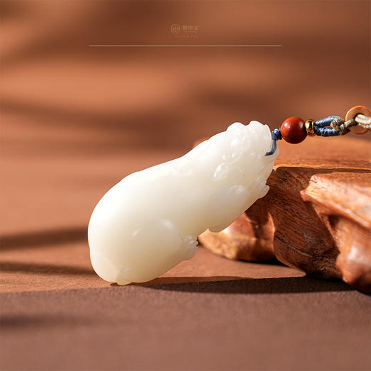 「天祐」羊脂白玉貔貅挂 商品图4