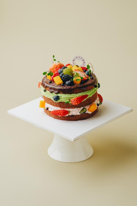 开心果莓果·裸蛋糕（双重奶油口味） 商品图1