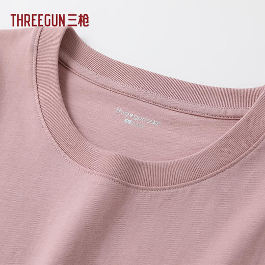 Threegun三枪 水柔棉Pro圆领短袖女衫-T20189A01 商品图3