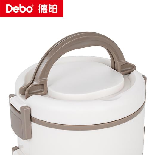 Debo德铂-奈特1L饭盒 美拉德1.75L饭盒 304不锈钢食品接触用选材 带饭无异味 商品图13