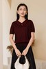 女装26春夏新品反领天丝针织短袖2290-20669 商品缩略图2