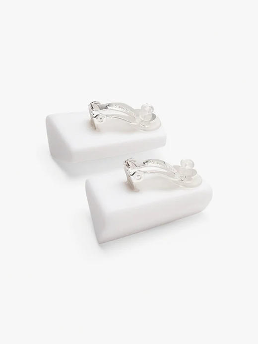 订购8周到｜MONIES-Savana-亚克力 珠宝级合金镀银 耳夹（无需耳洞）［丹麦设计师］ 商品图3