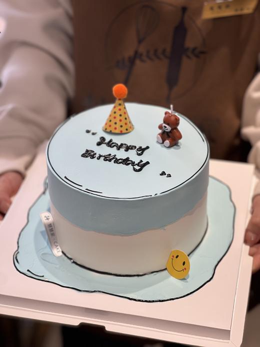 蛋糕定制—蓝色小熊 商品图0