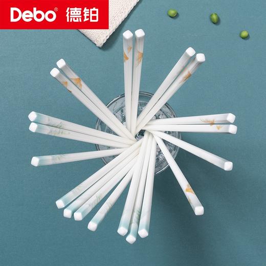 Debo德铂-赫迪拉陶瓷筷子10双装 耐冷耐热 健康环保 商品图1