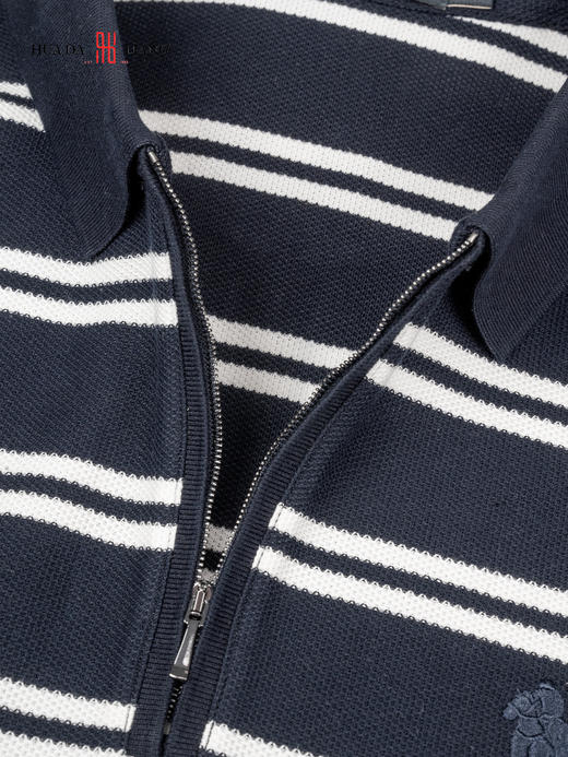 男装26春夏新品反领polo条纹短袖2294-88011 商品图7