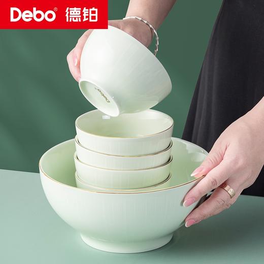 Debo德铂-维多拉陶瓷套装 轻奢金边40件套 简约素雅高温烧而成不易刮花 商品图4