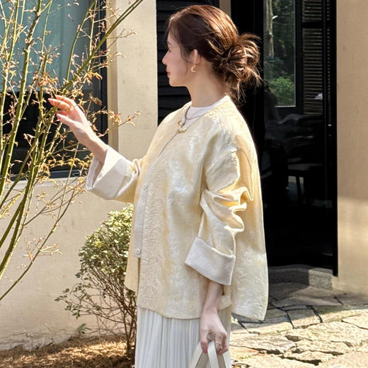 【预售7天】良木礼国风盘扣外套（1308） 商品图2