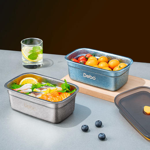 Debo德铂-阿加莎钛饭盒1000ml 无重金属拒绝发霉 不串味无异味持久保鲜 商品图1