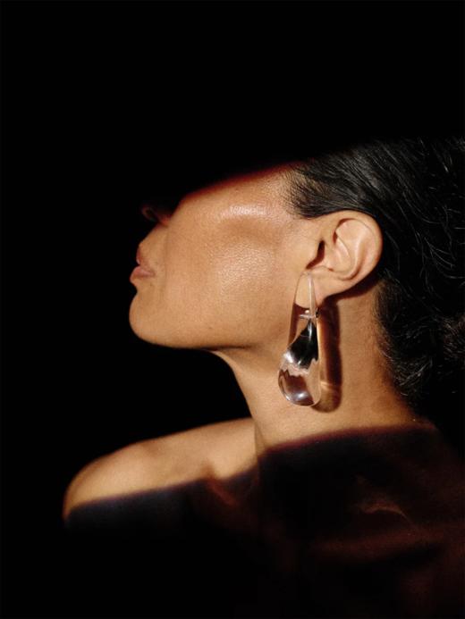 订购8周到｜MONIES-Naysia-亚克力 耳夹（无需耳洞）［丹麦设计师］ 商品图0