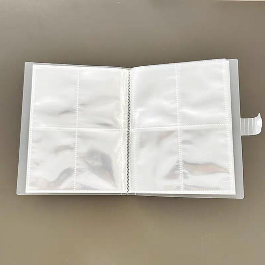 照片收纳相册 首饰整理 磨砂硬壳透明储物笔记本 商品图3
