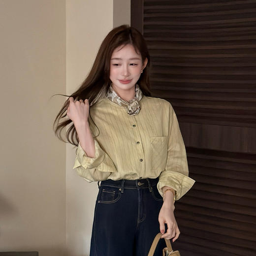 【预售7天】良木礼亚麻衬衫(1752） 商品图2