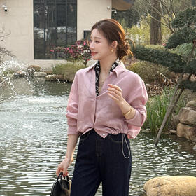 【预售7天】良木礼翻领汉麻衬衫(1157）