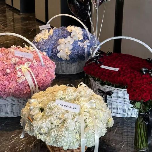 特大号花篮 手工编织柳编花篮 商品图3