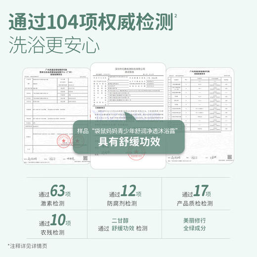 严选 | 袋鼠妈妈青少年沐浴露 380ml/瓶 舒润款/祛痘款 商品图7