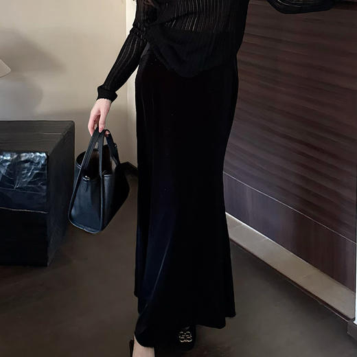 【预售7天】良木礼长款半裙(1775） 商品图0