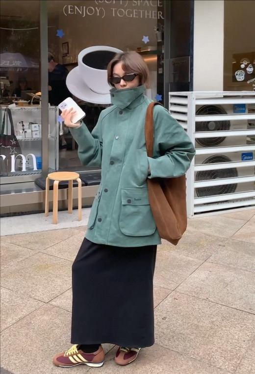 马思纯同款 Barbour Noah联名款Recycled Cotton 夹克外套 商品图4