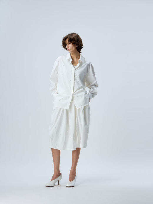 钉珠长袖衬衫 商品图1