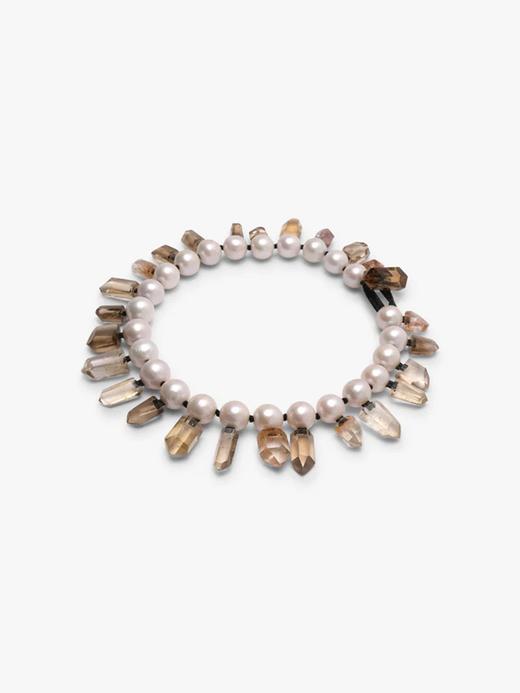 订购8周到｜MONIES-OOAK-淡水珍珠 天然水晶 发晶 烟晶 皮革 项链［丹麦设计师］ 商品图2