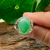 派瑞翡翠 18k金翡翠戒指 冰种 绿色 商品缩略图2