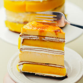 焦糖烤布蕾芒果千层（现煎现烤）