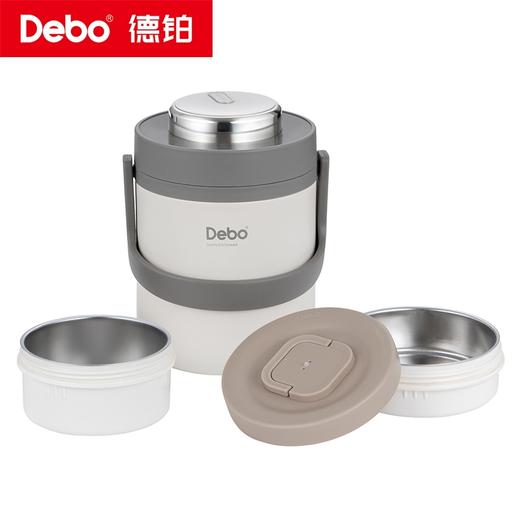 Debo德铂-米拉保温提锅2L 双层分离食盒长时间保冷保温 商品图6