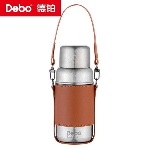 Debo德铂-潘多拉钛保温杯450ml 内外纯钛长效保温保冷（配杯套、背带） 商品图10