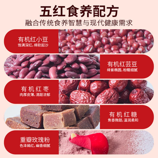 有机五红馒头 320g/袋 （8个） 全国配送（偏远地区除外） 商品图2