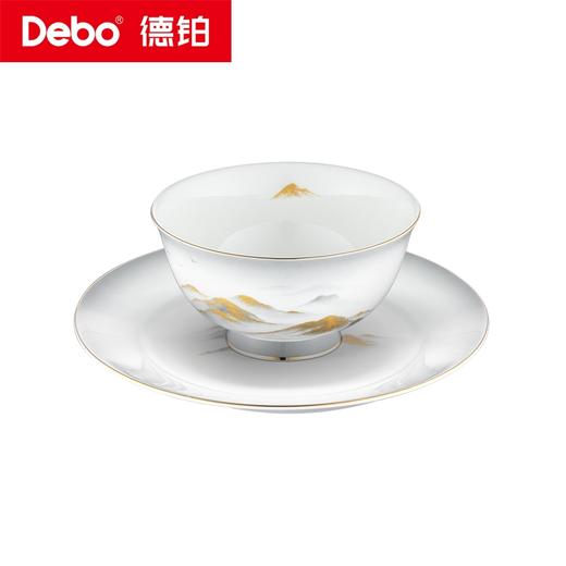 Debo德铂-金山银山骨瓷套装高雅46件套 釉面紧实细密柔美 易洗耐热 商品图11