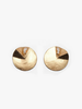 订购8周到｜MONIES-Nomi-相思木 金箔 珠宝级合金镀银 耳夹（无需耳洞）［丹麦设计师］ 商品缩略图1