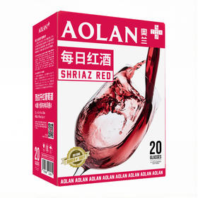 奥兰小红帽每日红酒 西拉干红葡萄酒 3L